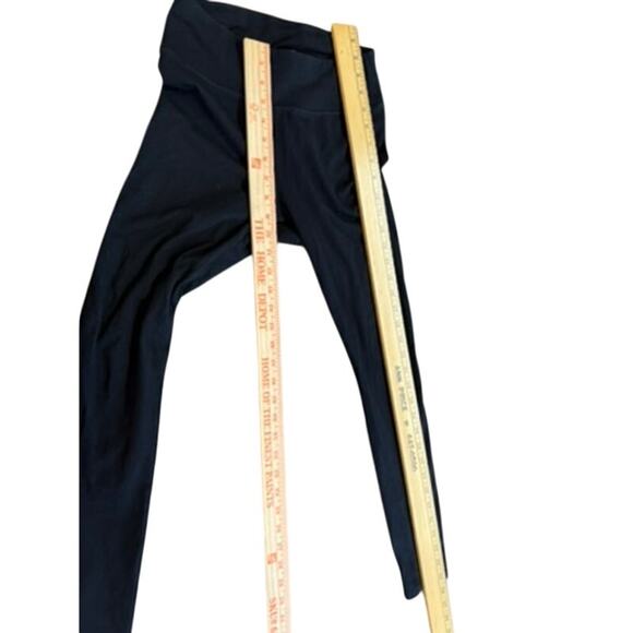 "PACT" Graphic Black Leggings SZ S Lightning Bolt Skull Workout Grateful Dead - Picture 3 of 8